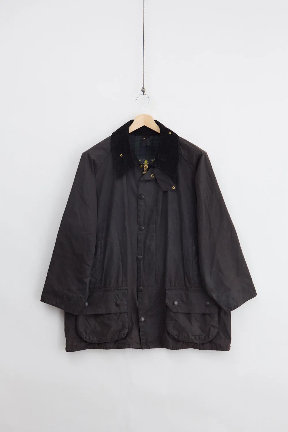 90's Barbour Beaufort Waxed Jacket (XL) sold by Livid Jeans
