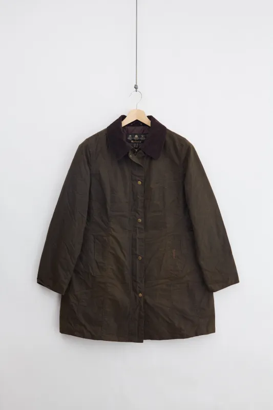 2015 Womens Barbour Belsay Waxed Coat (XL) made by Livid Jeans