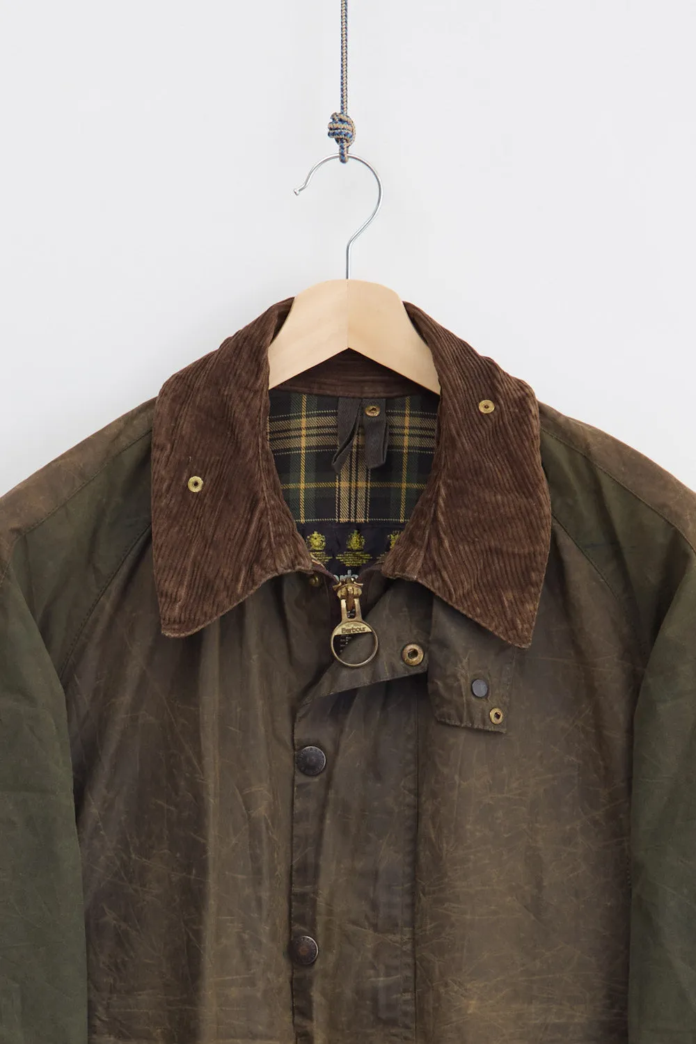 90's Barbour Beaufort Waxed Jacket (L) sold by Livid Jeans product image thumbnail 2