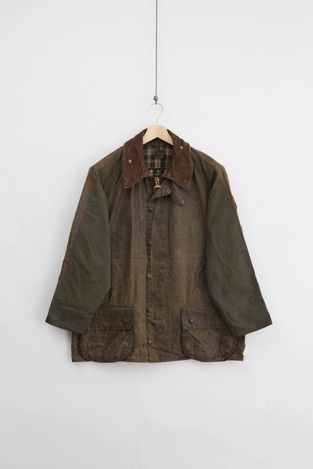 90's Barbour Beaufort Waxed Jacket (L) sold by Livid Jeans