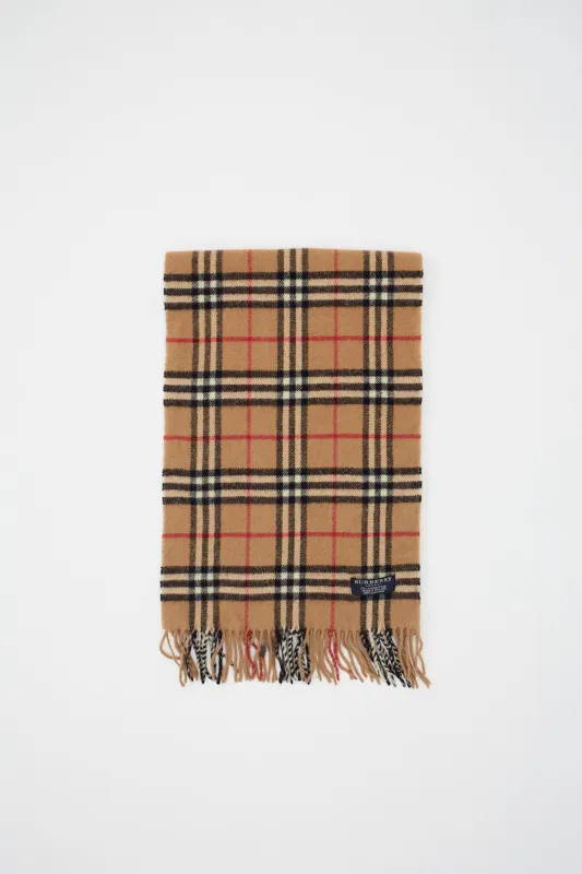 Burberry Lambswool Scarf (OneSize) made by Vintage