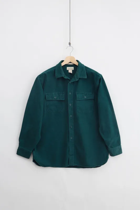80's L.L. Bean Chamois Cloth Shirt (L) made by Livid Jeans