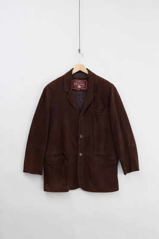 90's Marlboro Classics Suede Jacket (L) made by Vintage