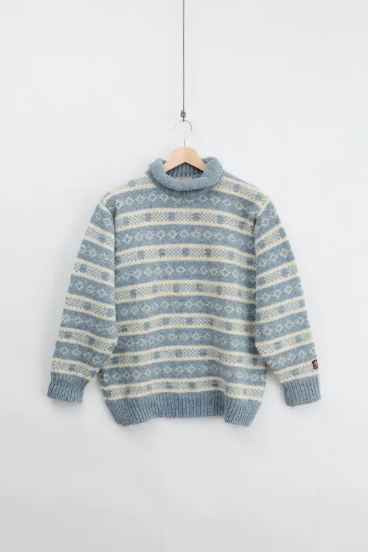 90's Devold Traditional Wool Knitted Turtleneck (S) made by Livid Jeans