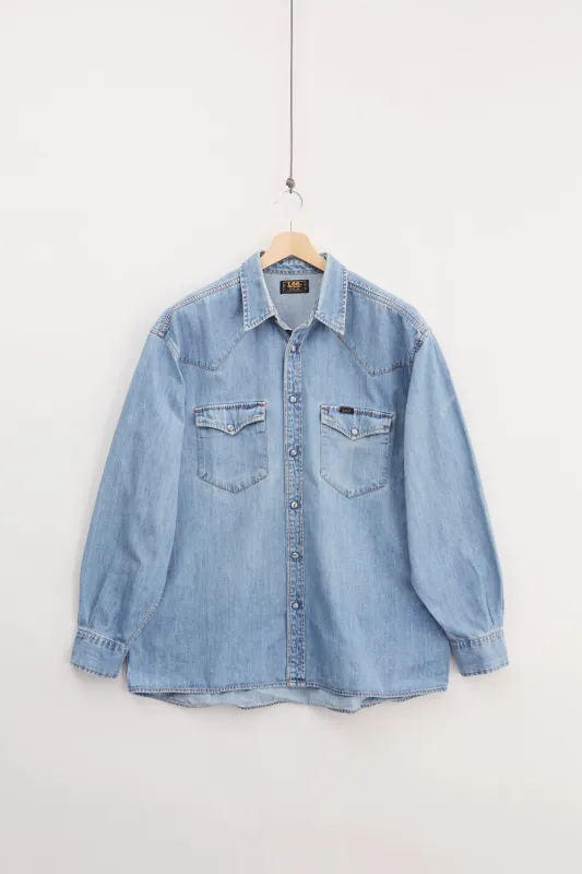 90's Lee Western Denim Shirt (XL) made by Vintage