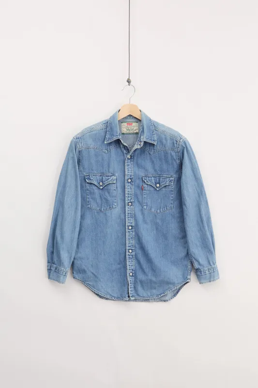 1992 Levi's Western Denim Shirt (S) sold by Livid Jeans