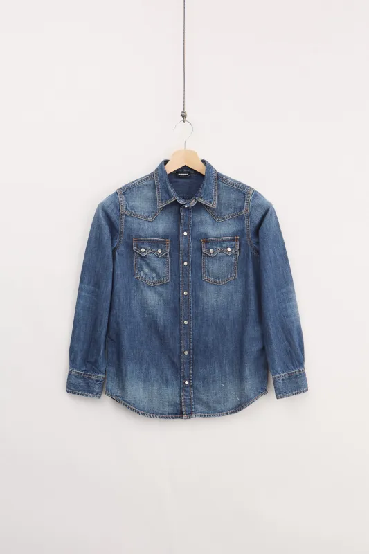 Diesel Western Denim Shirt (S) sold by Livid Jeans
