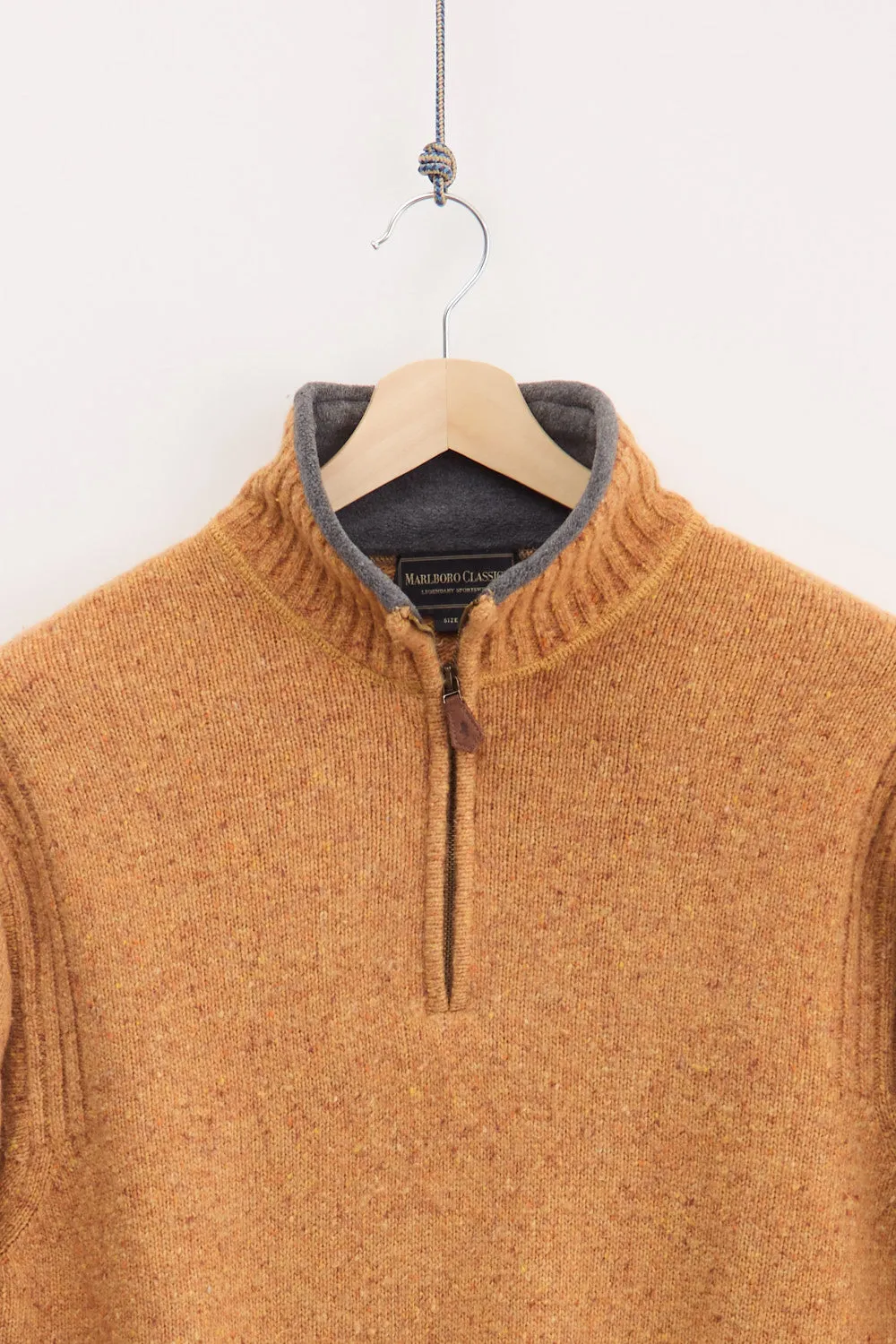 Marlboro Classics Wool Knit Quarter Zip (XL) sold by Livid Jeans product image thumbnail 2