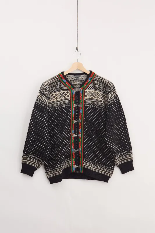 90's Dale of Norway Traditional Cardigan Knit (L) made by Vintage