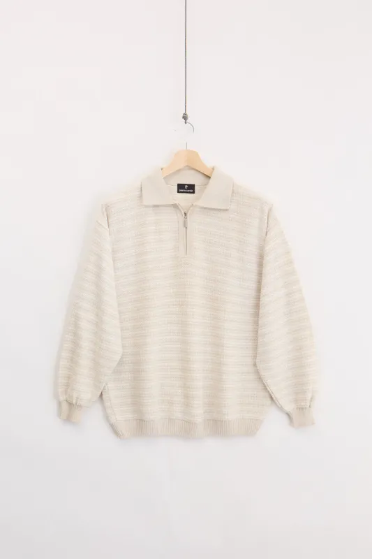 Pierre Cardin Quarter Zip Knit (XL) made by Vintage