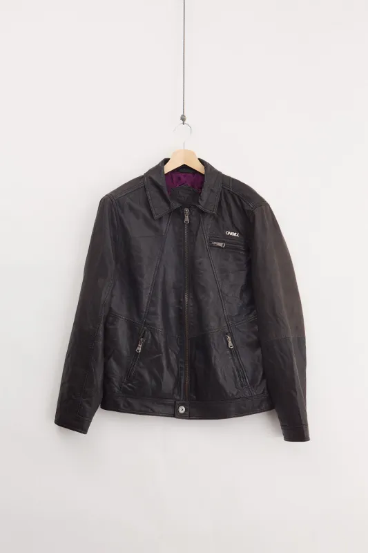 O'Niell Leather Jacket (L) made by Vintage
