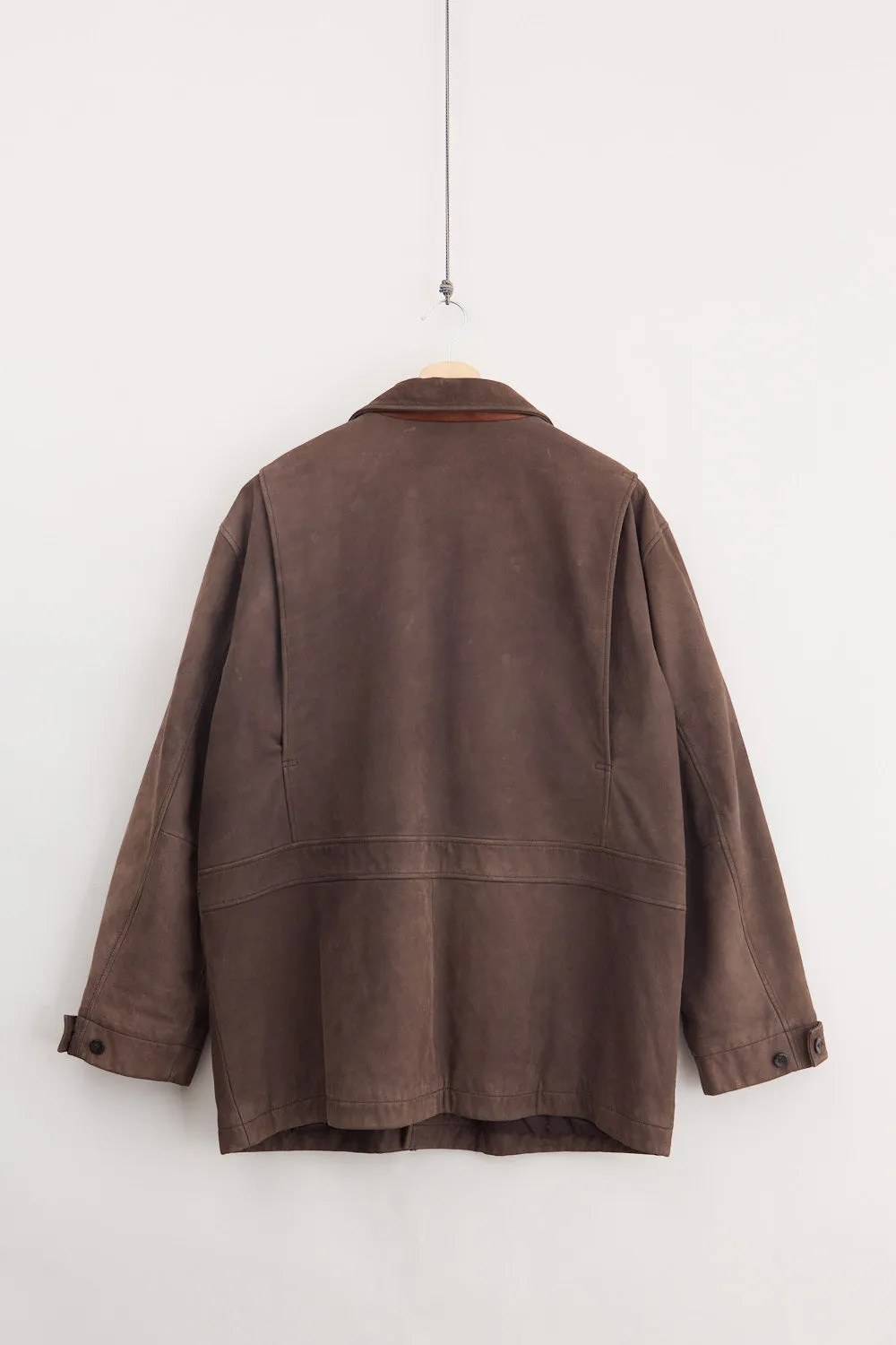Timberland Heavyweight Numbuck Leather Jacket (L) sold by Livid Jeans product image thumbnail 2