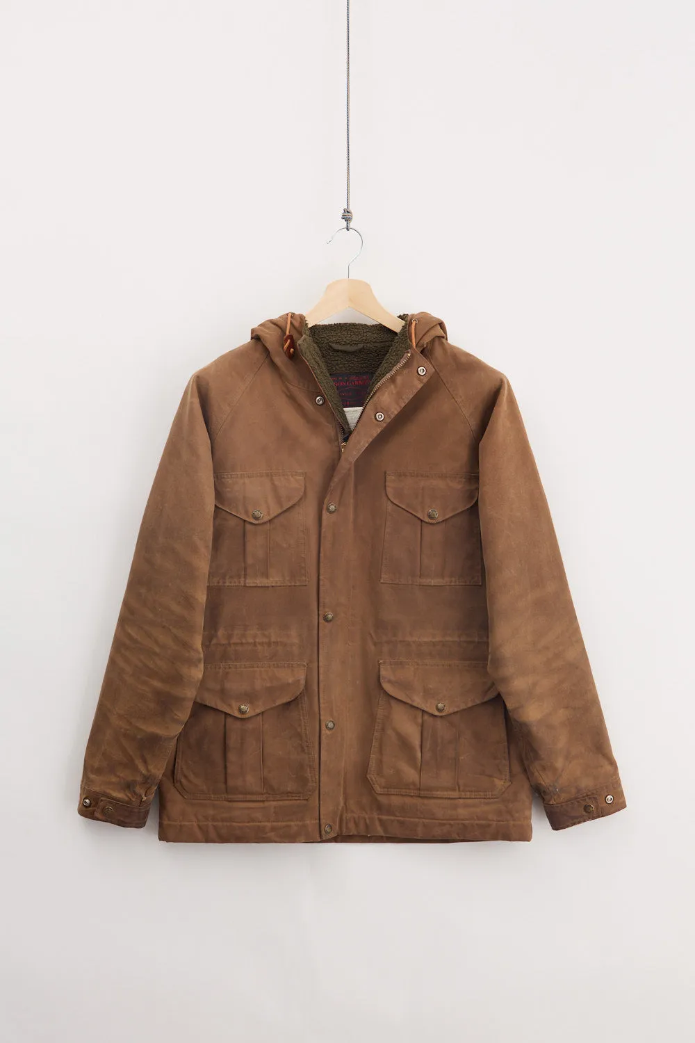Filson Heavyweight Tin Cloth Waxed Jacket (L) sold by Livid Jeans