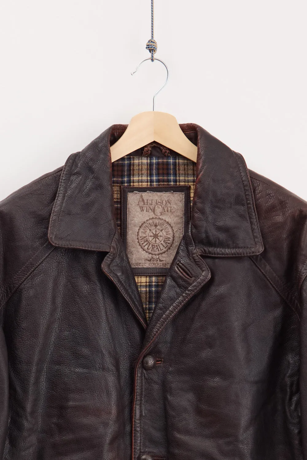 Leather Car Coat (L) sold by Livid Jeans product image thumbnail 3