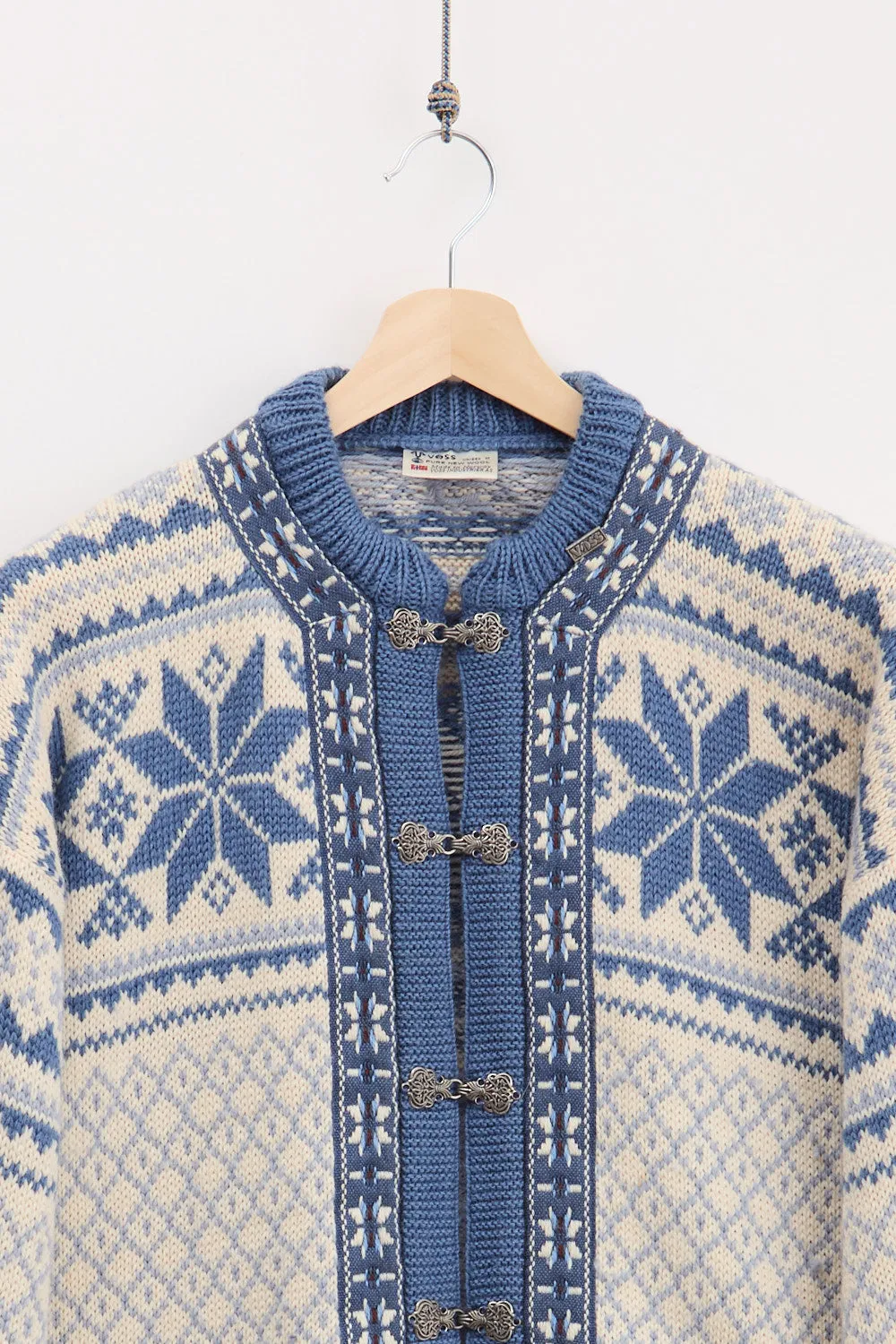 80's Voss Traditional Knitted Cardigan (M) sold by Livid Jeans product image thumbnail 2