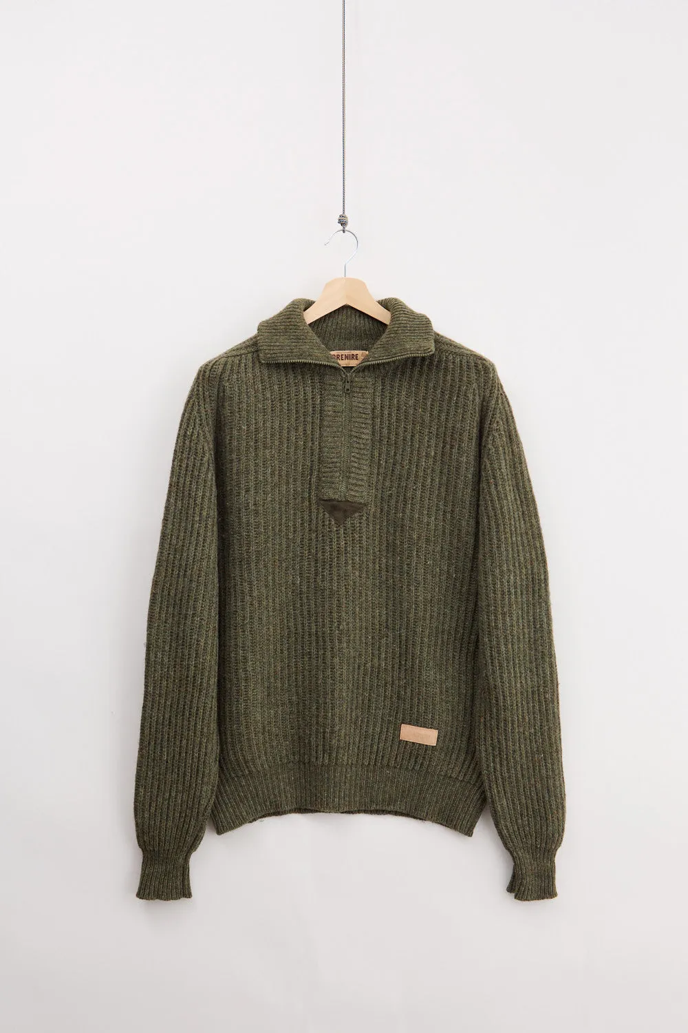 Traditional Scottish Knitted Half Zip (XL) sold by Livid Jeans