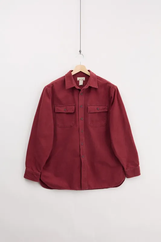 L.L. Bean Chamois Cloth Shirt (L) made by Vintage