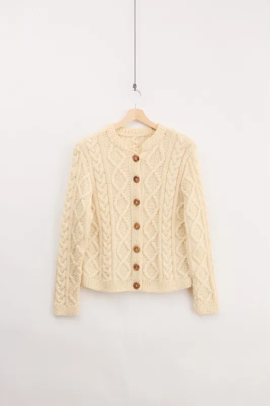 Traditional Knit Cardigan (S) made by Vintage