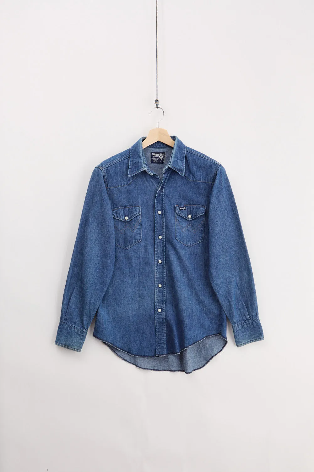 Wrangler Western Denim Shirt (L) sold by Livid Jeans