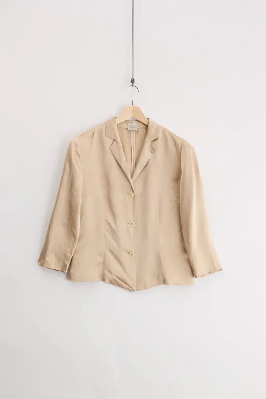 Trussardi Unlined Silk Blazer (M) made by Livid Jeans