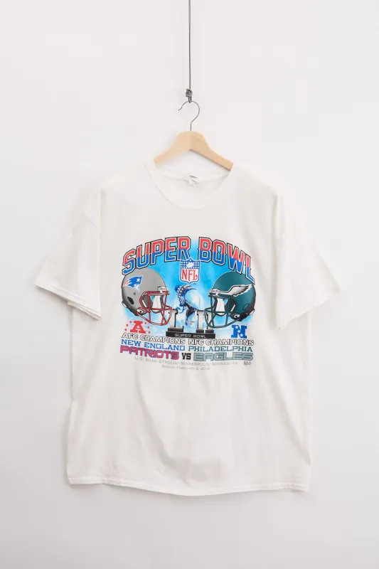 2018 Superbowl tee (XL) made by Vintage