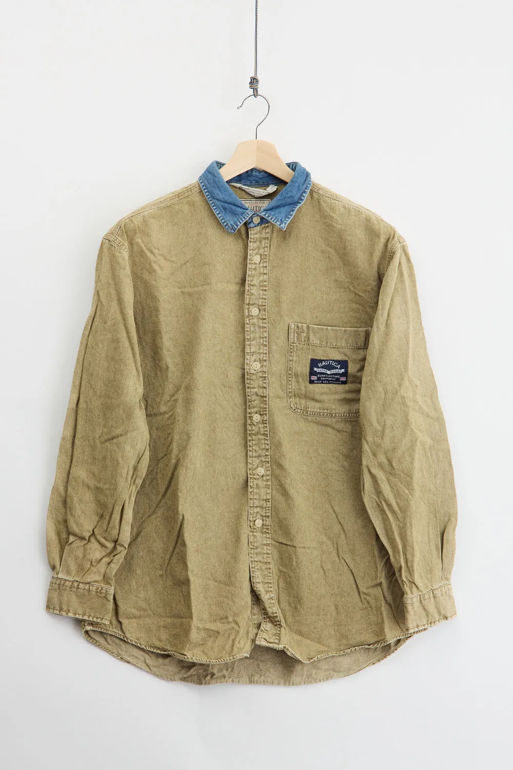 90's Nautica Denim shirt (L) sold by Livid Jeans