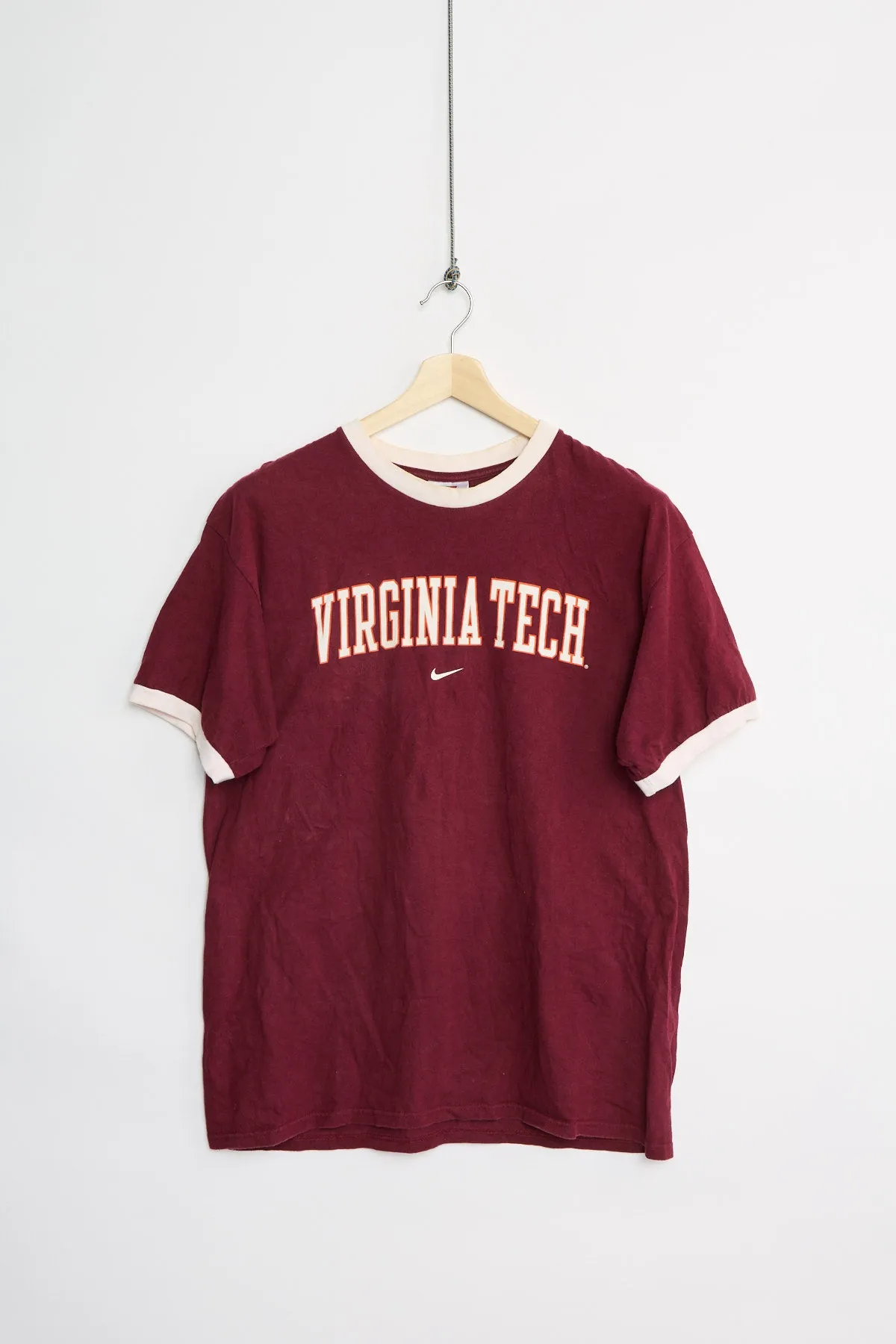 90's Nike Virginia Tech ringer tee (L) sold by Livid Jeans