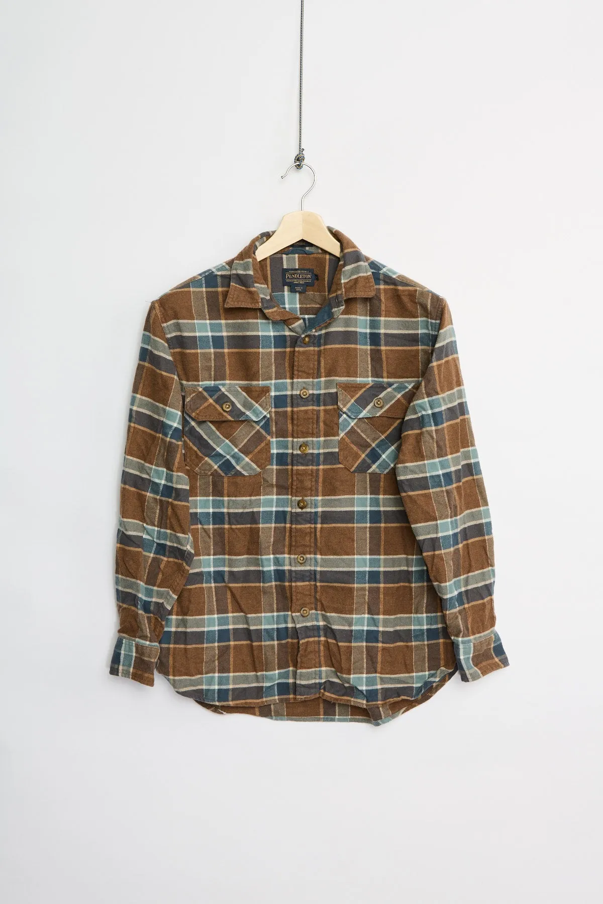 Pendleton cotton flannel shirt (M) sold by Livid Jeans
