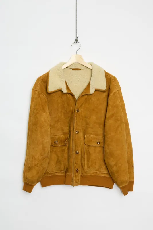 90's German Shearling jacket (M) made by Livid Jeans