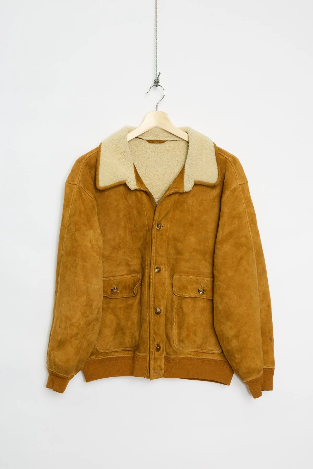 90's German Shearling jacket (M) sold by Livid Jeans