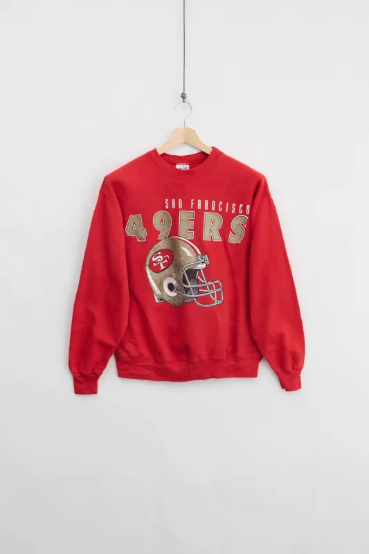 SF 49ers Crewneck (L) made by Vintage