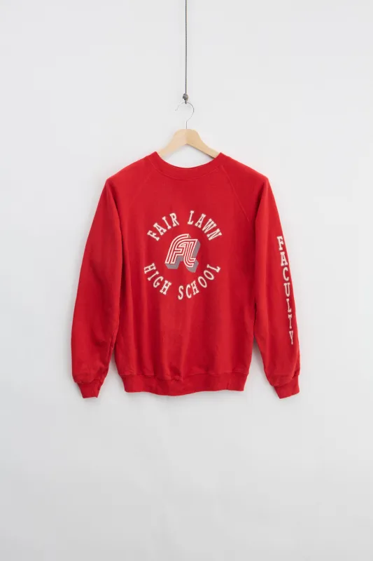 Fair Law HS Crewneck (L) made by Vintage