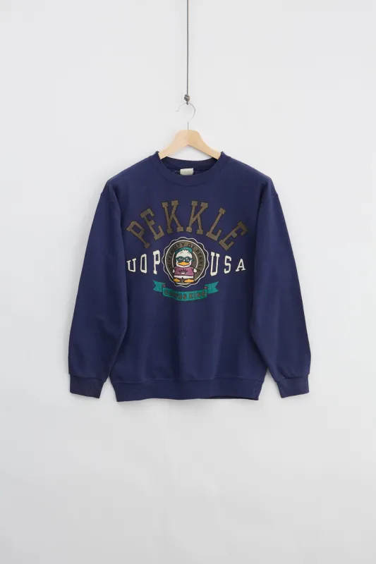 Pekkle University Crewneck (L) made by Vintage