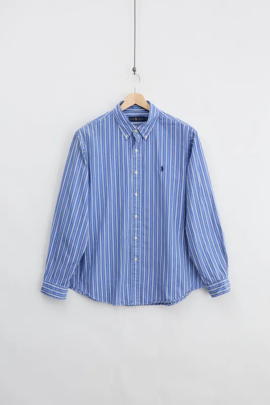 Ralph Lauren Striped Shirt (XL) made by Vintage