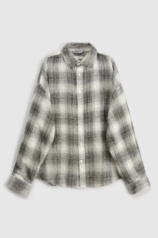 Tim Black Check Bonded made by Livid Jeans