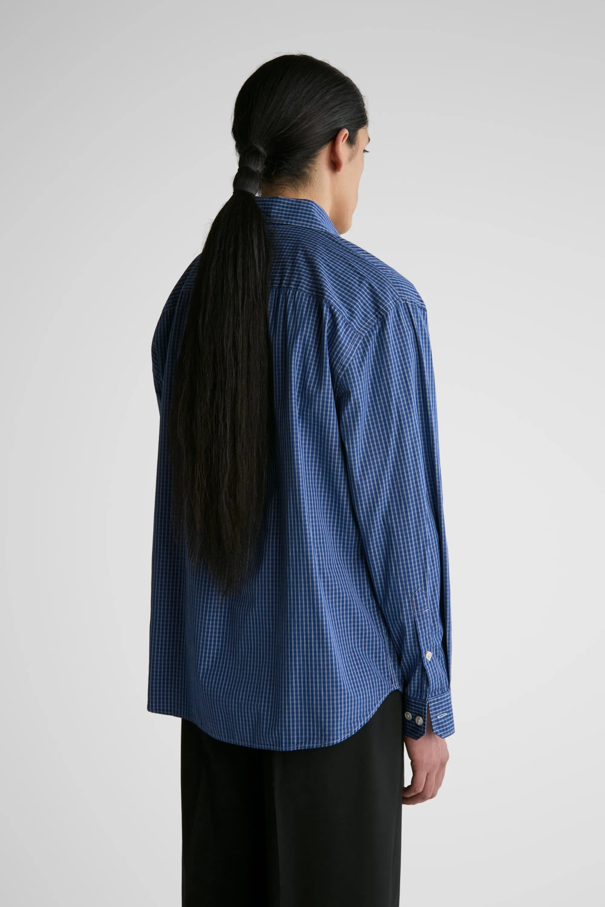 Brass Blue Clerk Check sold by Livid Jeans product image thumbnail 5