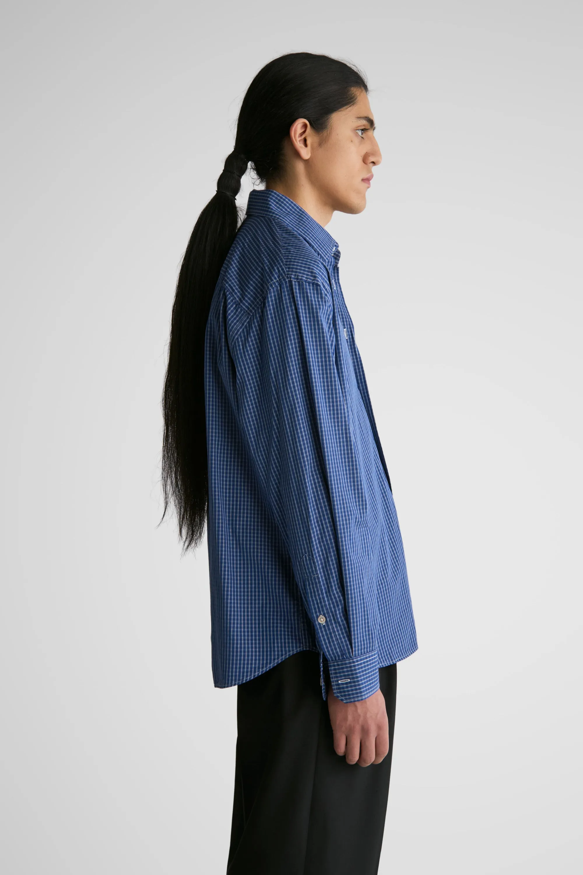 Brass Blue Clerk Check sold by Livid Jeans product image thumbnail 4