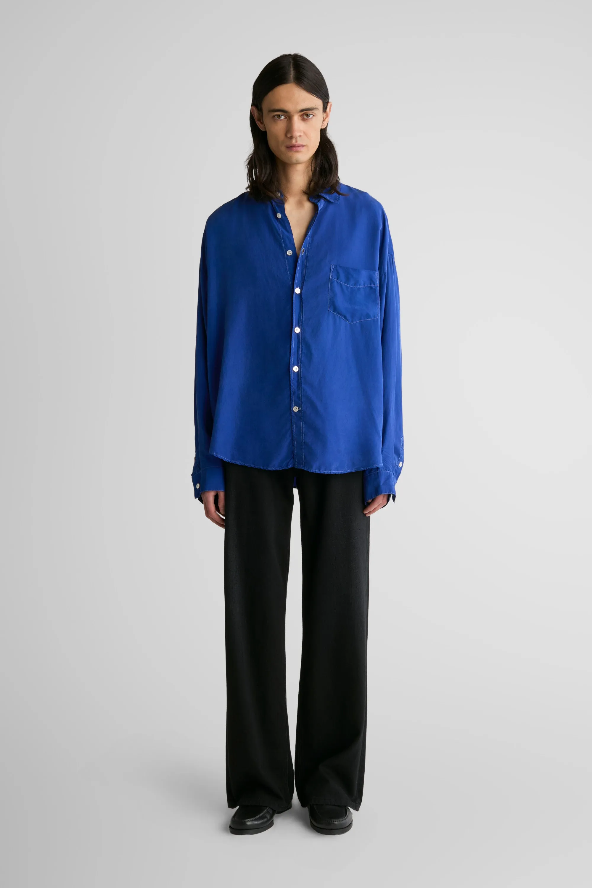 Russ Bright Cobalt Fine Silk sold by Livid Jeans