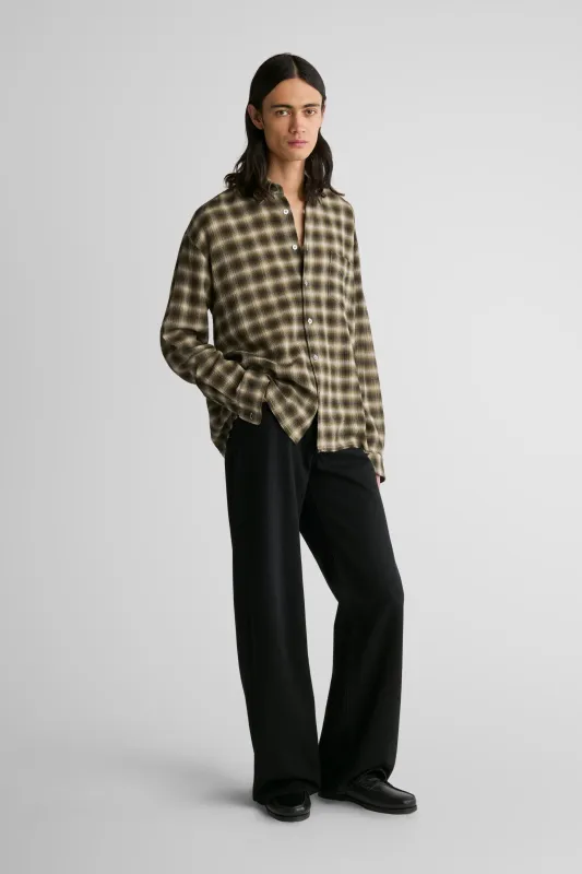 Keen Green Seersucker made by Livid Jeans