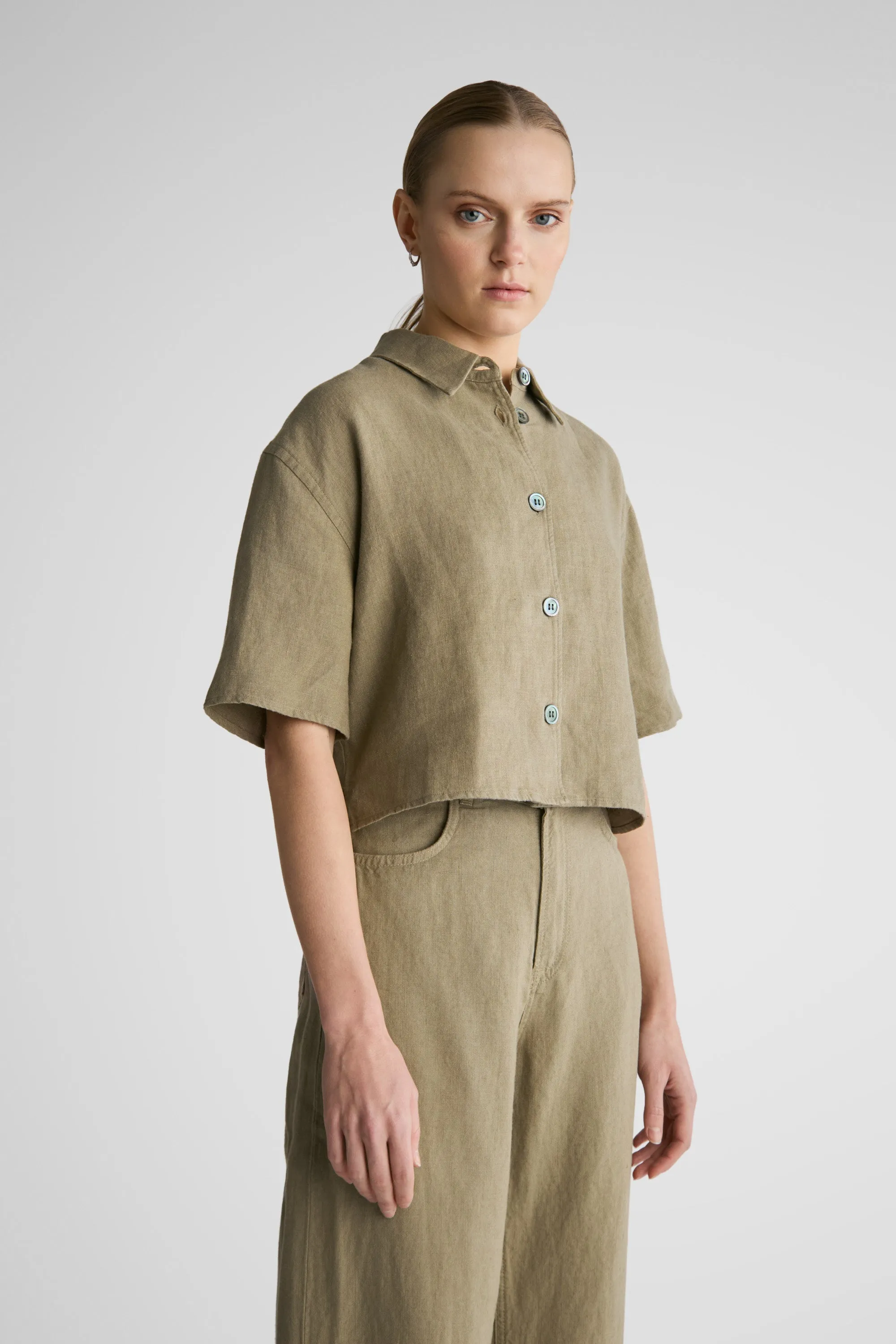 Nikka Khaki Linen sold by Livid Jeans product image thumbnail 3