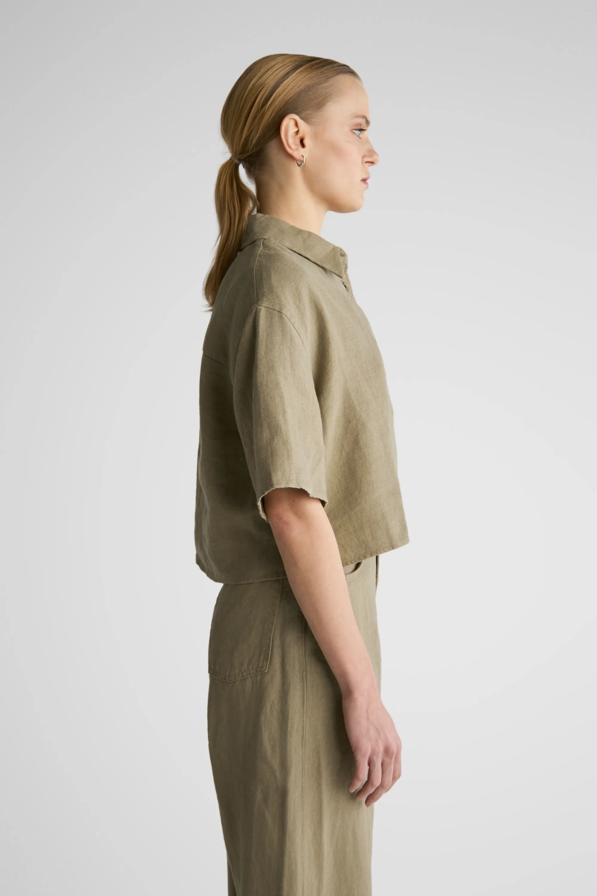 Nikka Khaki Linen sold by Livid Jeans product image thumbnail 4