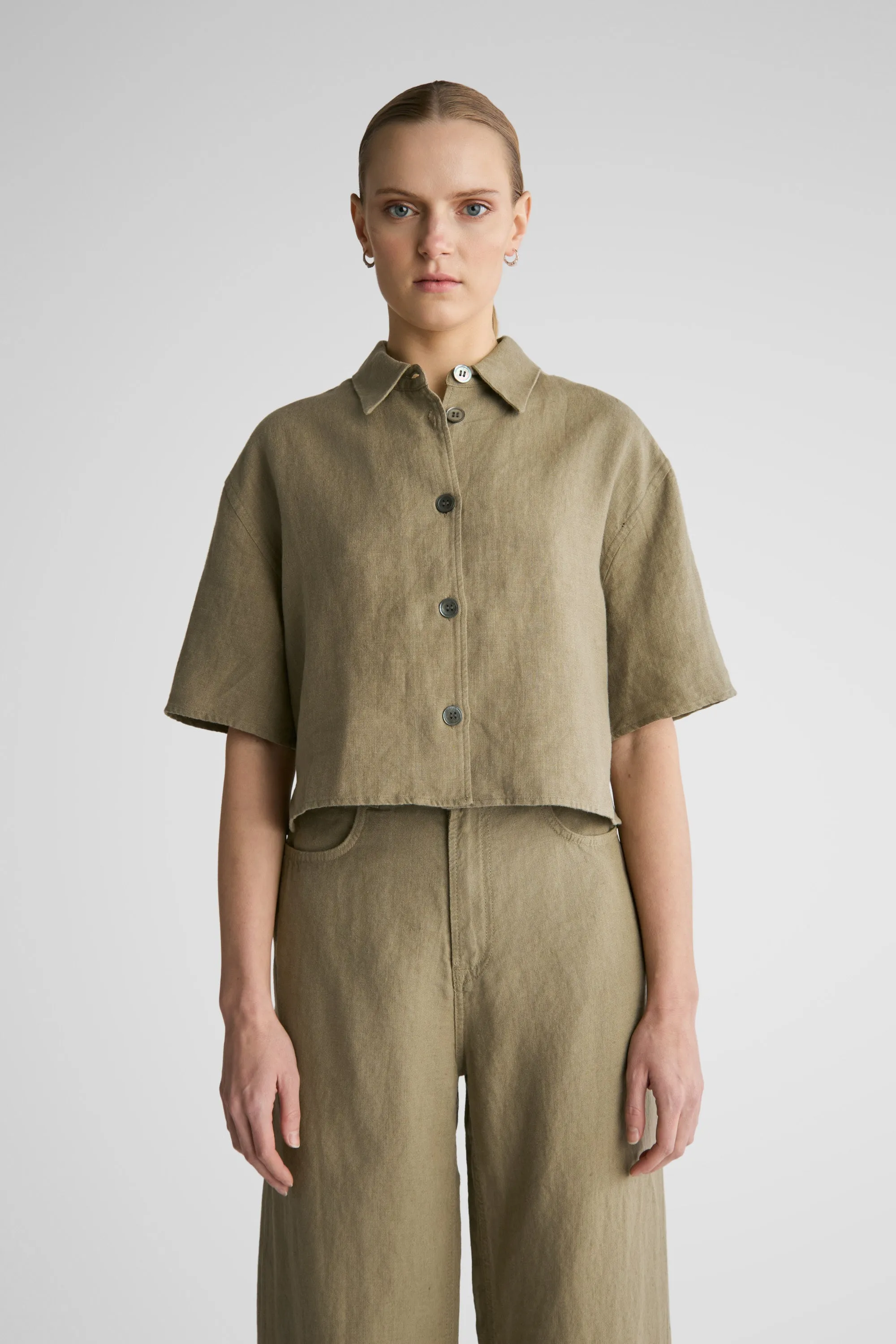 Nikka Khaki Linen sold by Livid Jeans product image thumbnail 2