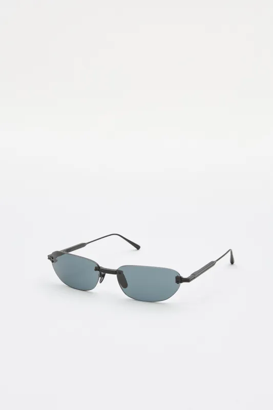 Rimless Oval Black made by Chimi