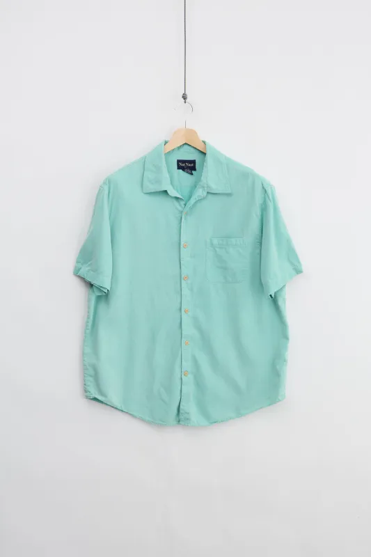 Silk Resort Shirt (XL) made by Vintage