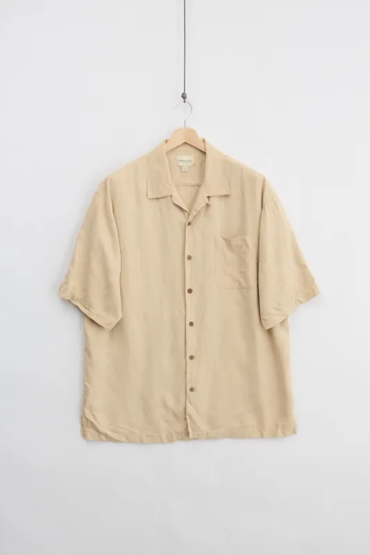 Silk Resort Shirt (2XL) made by Vintage