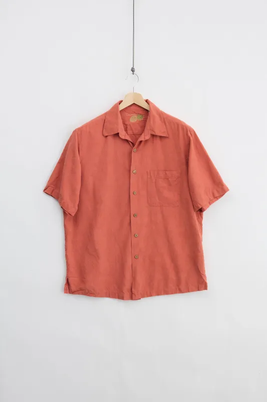 Silk Resort Shirt (L) made by Vintage