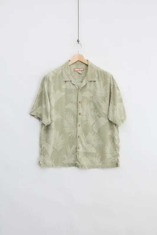 Silk Resort Shirt (XL) made by Vintage