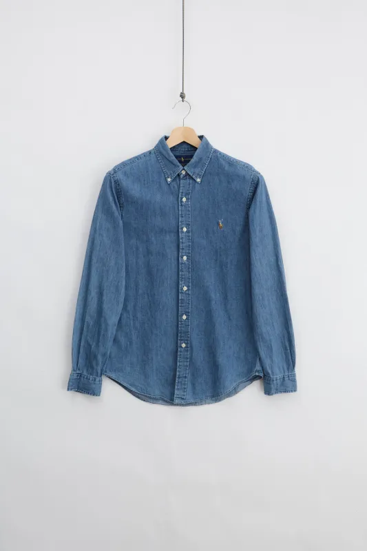 Ralph Lauren Denim Shirt (M) made by Vintage