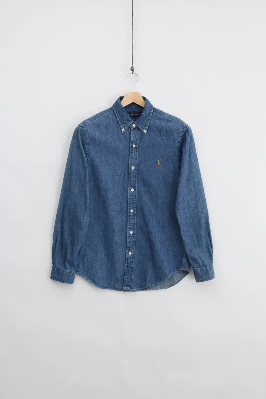 Ralph Lauren Denim Shirt (M) made by Vintage
