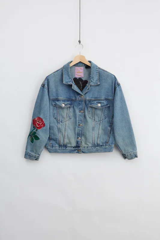 Disney x Pull&Bear Denim Jacket (M) made by Vintage